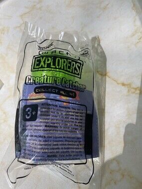 New Sonic Wacky Explorers Creature Catcher Kids Meal Toy 2007 Sealed